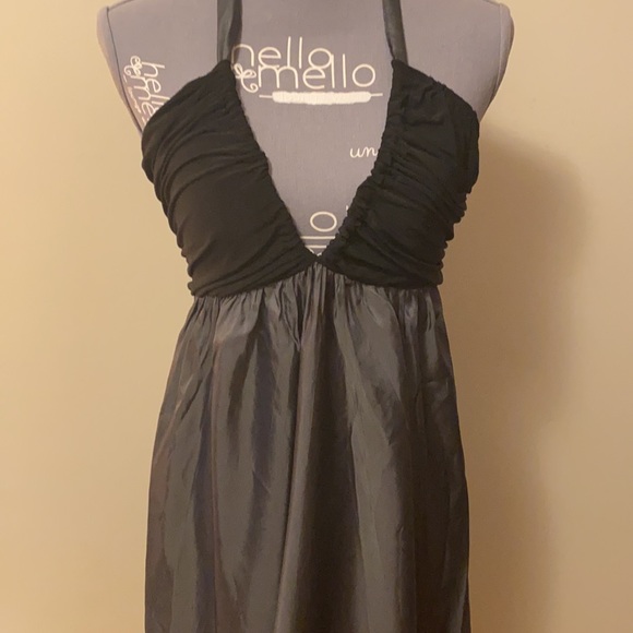 ⭐️Maternity:  Elegant Paulina Dadakova Grey satin dress ⭐️ - Picture 2 of 7